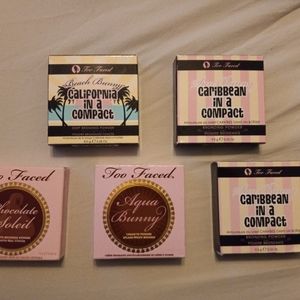 5 PC Too Faced Bronzer Lot Bundle
